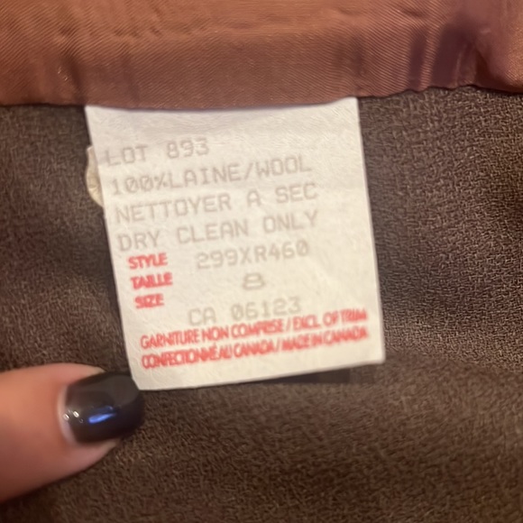 Vintage Double Breasted Wool Blazer - Picture 6 of 8